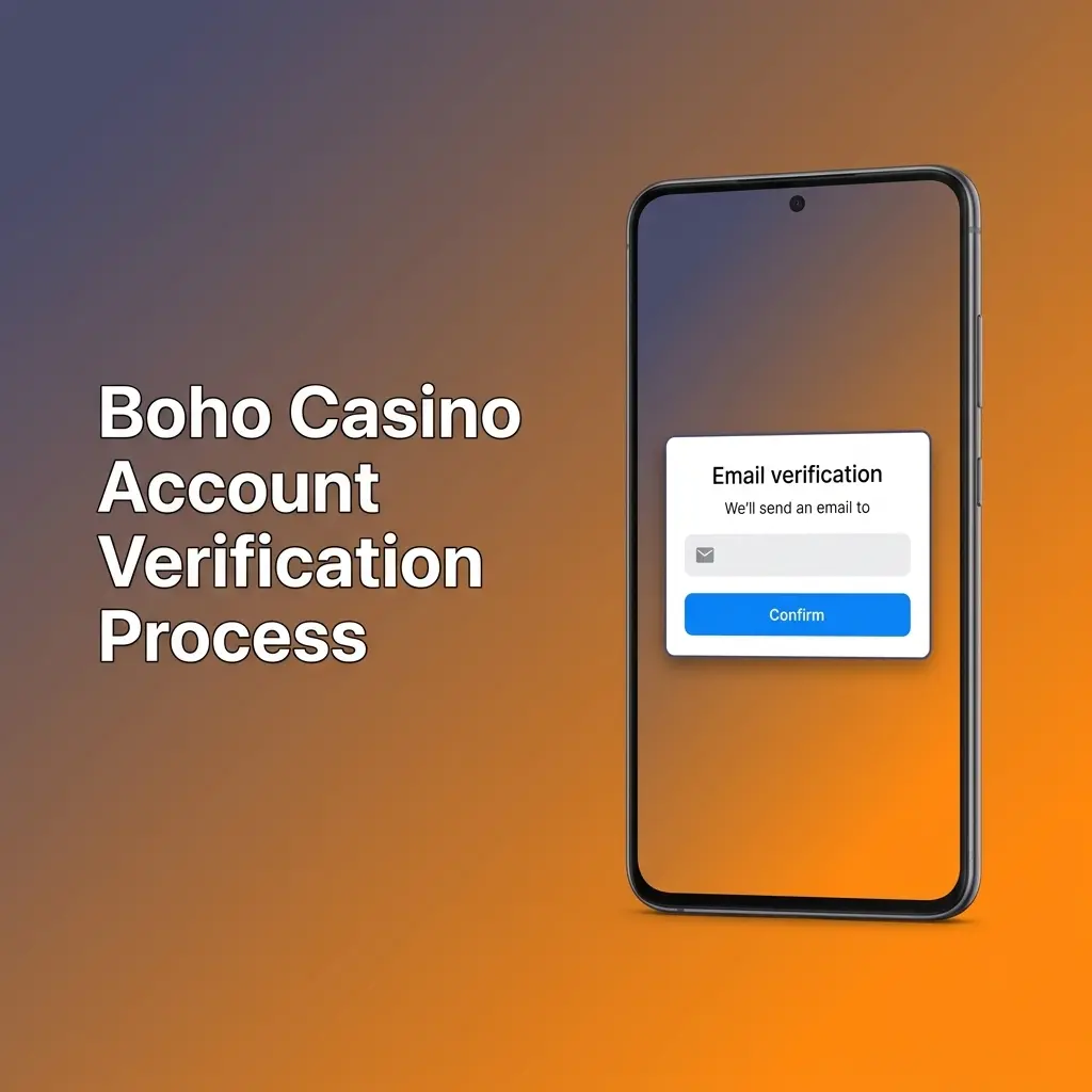 Boho Casino account verification process showing steps for identity, address, and payment method confirmation for Canadian players