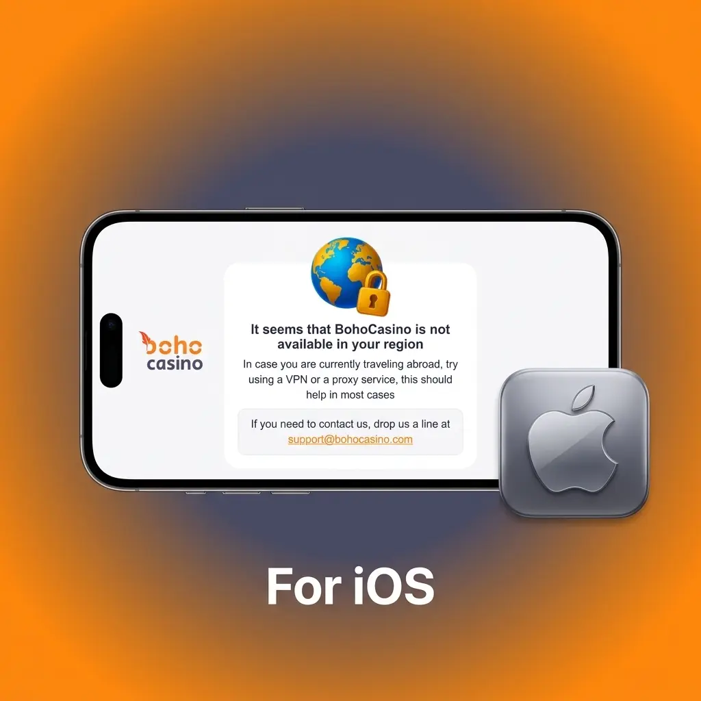 Boho Casino iOS app download steps for iPhone and iPad running iOS 12.0 or later via App Store