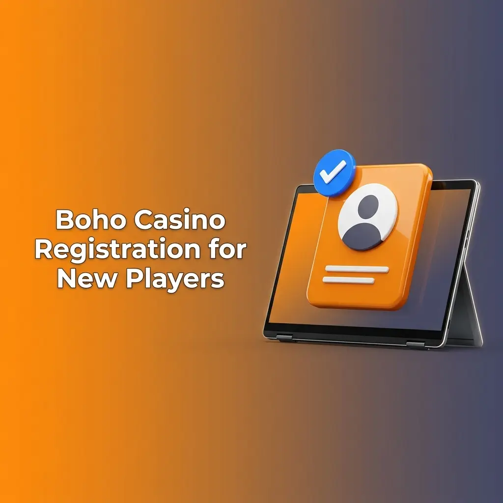 Boho Casino registration steps for new Canadian players showing sign-up form and welcome bonus details