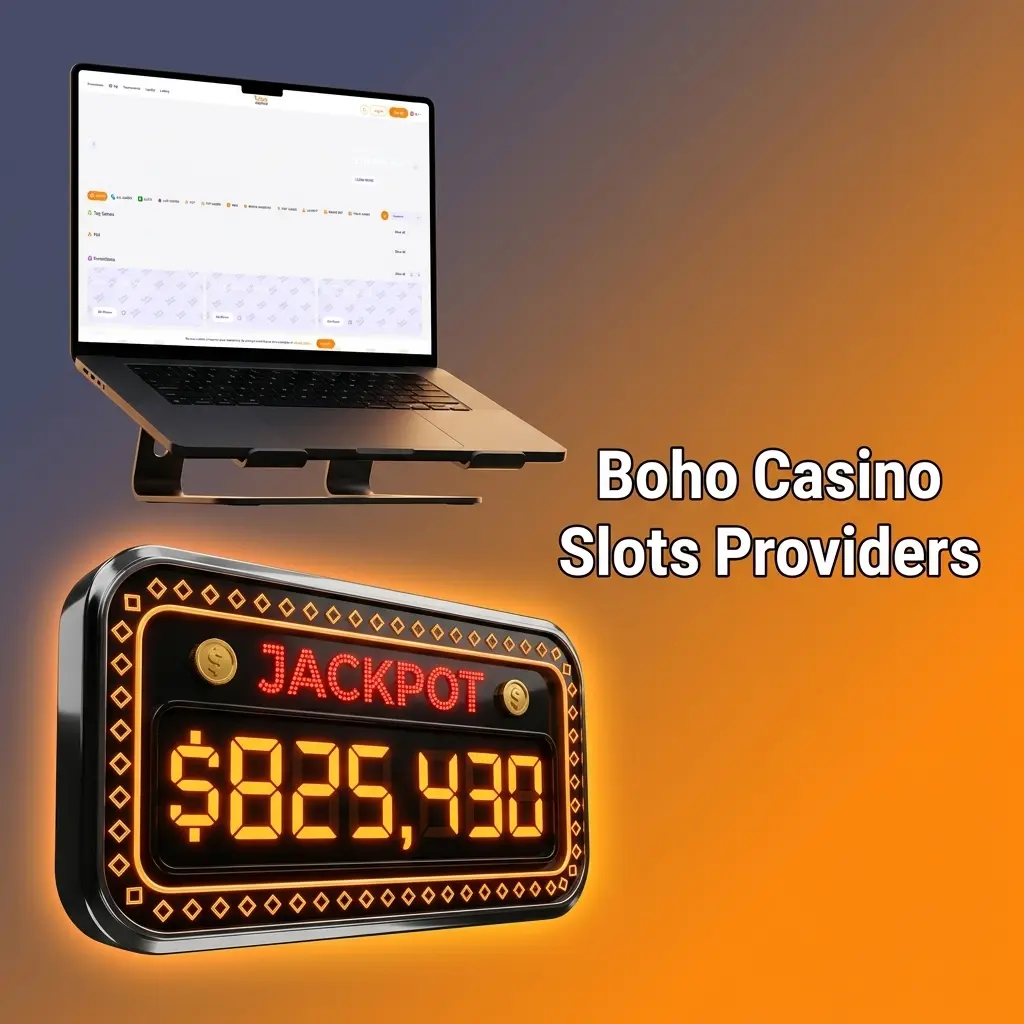 Boho Casino slots providers including Pragmatic Play, NetEnt, Play'n GO, Microgaming, and 60+ certified developers