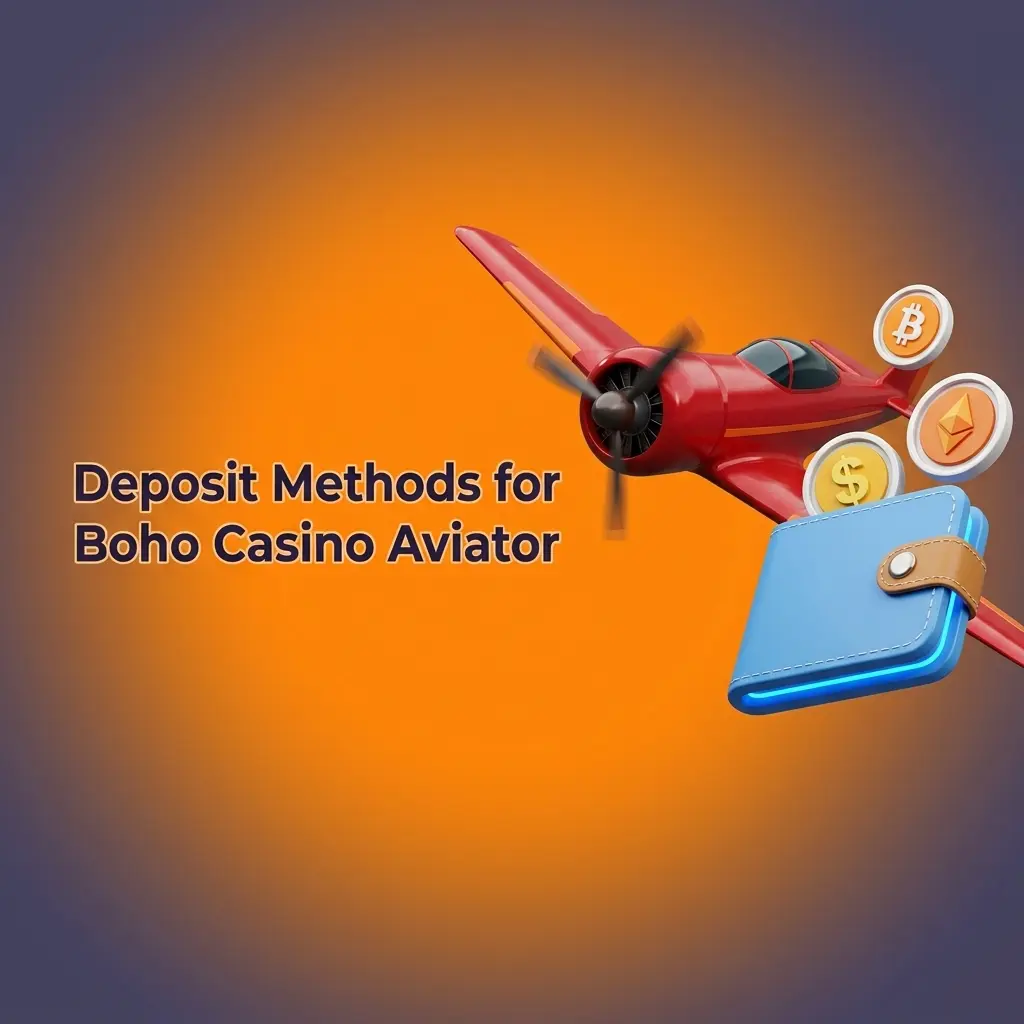 Boho Casino Aviator deposit methods including Interac, Visa, Mastercard, crypto, and digital wallets for Canadian players