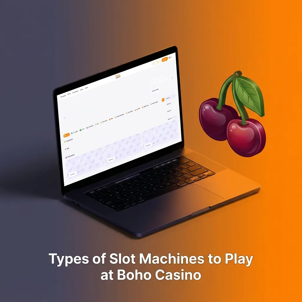 Boho Casino slot machine types including classic, video, Megaways, progressive jackpot, and buy bonus slots