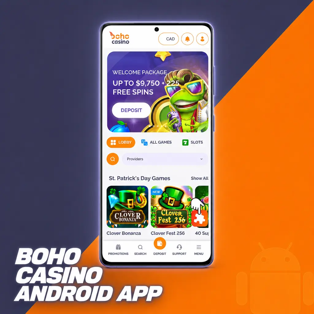 Boho Casino Android App download and installation