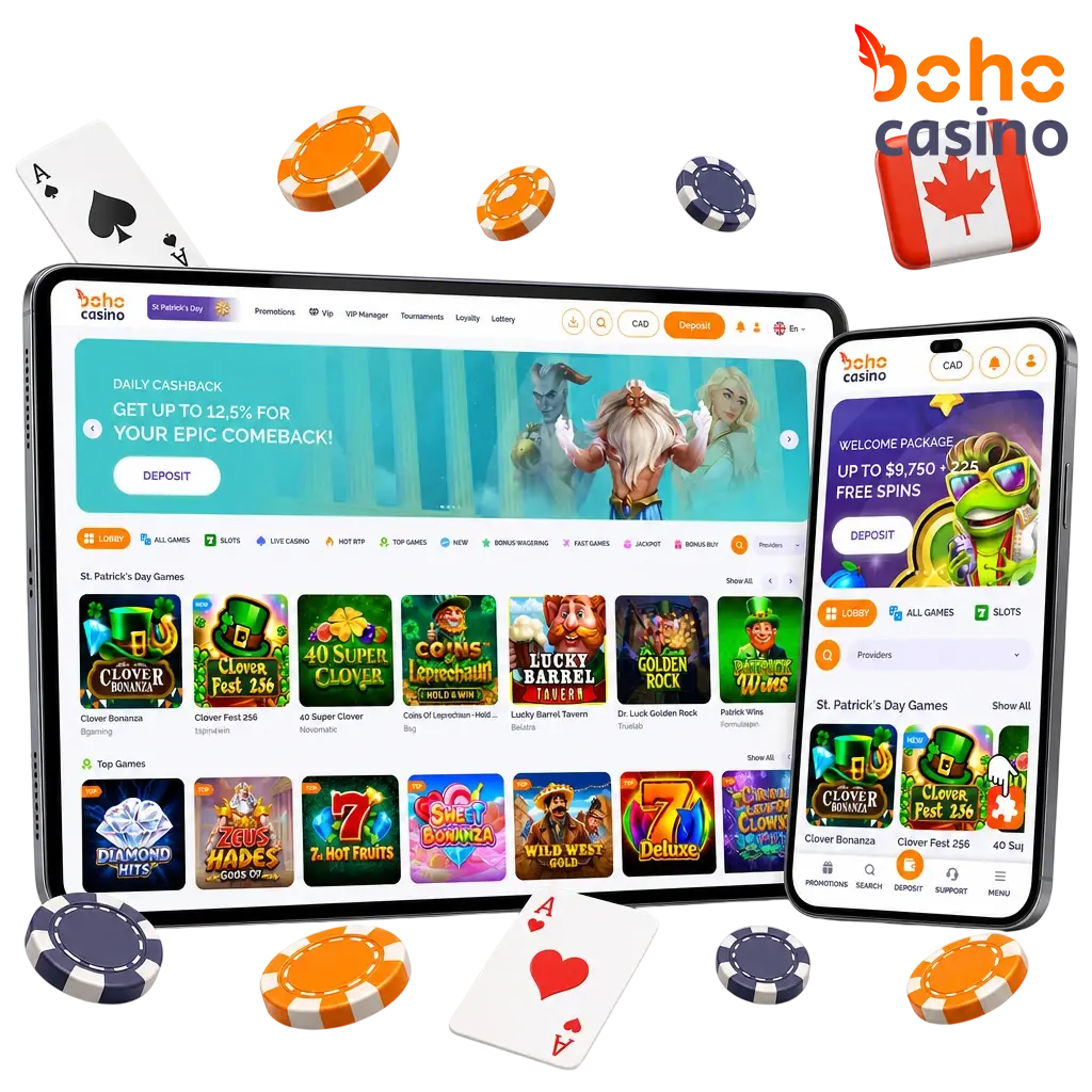 Boho Casino Canada official website for sports betting and online casino
