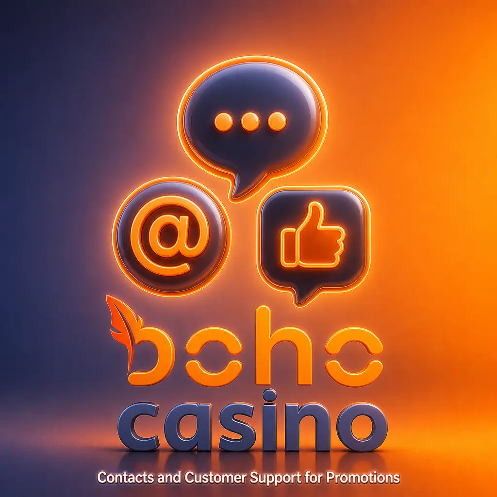 Boho Casino customer support contacts for promotions