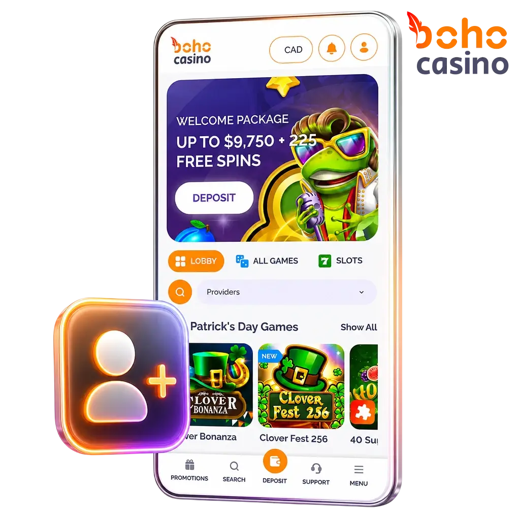 Boho Casino registration and account verification process in Canada