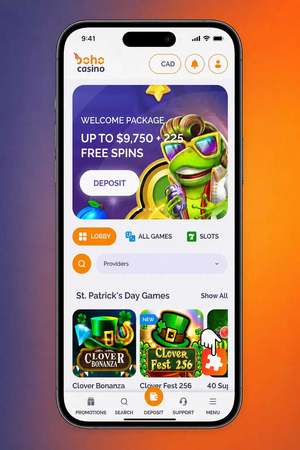 Step-by-step guide to download and install Boho Casino PWA app on iOS iPhone or iPad via Safari browser