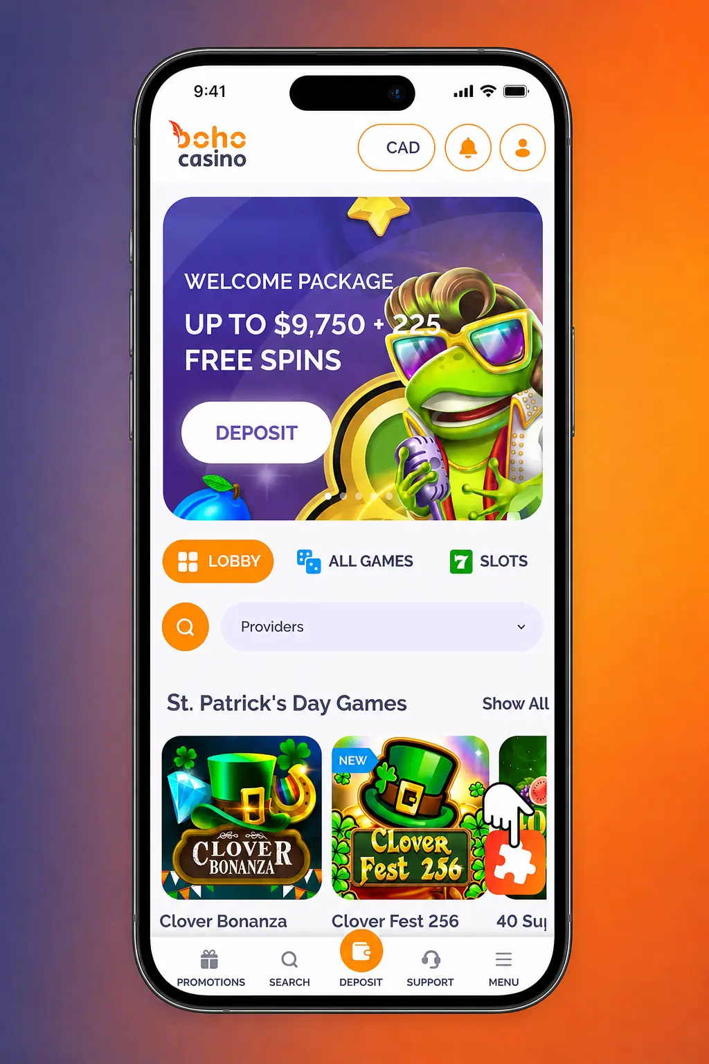 Step-by-step guide to download and install Boho Casino PWA app on iOS iPhone or iPad via Safari browser
