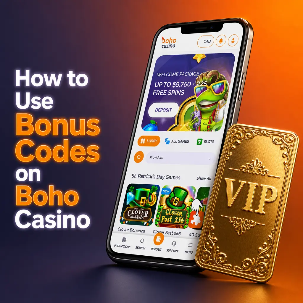 How to Use Bonus Codes on Boho Casino