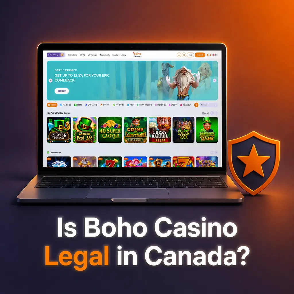 Boho Casino legal status in Canada with Curaçao Gaming Authority licence