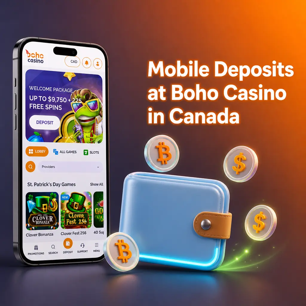 Mobile Deposits at Boho Casino in Canada