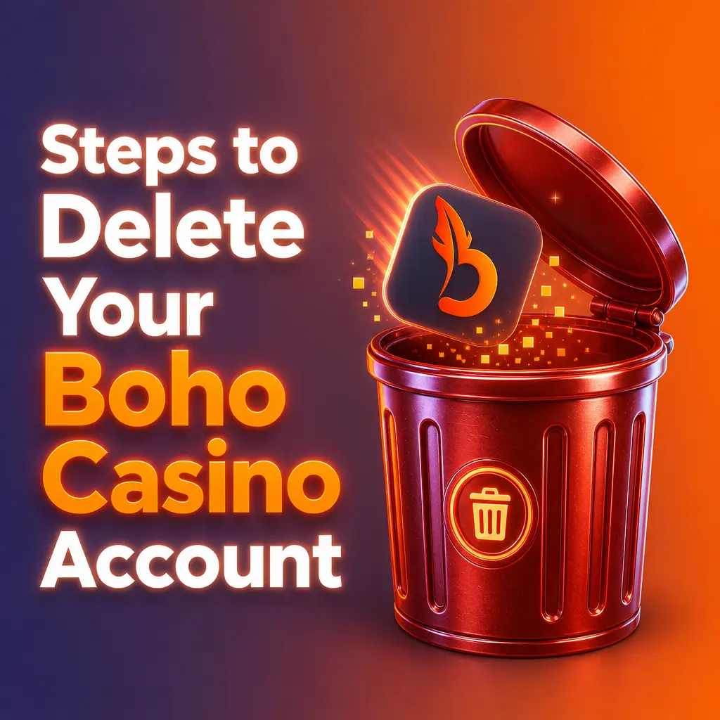Steps to delete your Boho Casino account